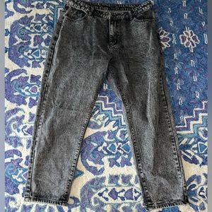 Black jeans vintage wash